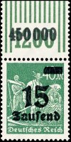 Inflation 1923 Mi.-Nr. 279 b W OR 292 - postfrisch