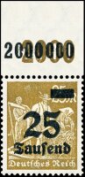 Inflation 1923 Mi.-Nr. 283 P OR Oberrand - postfrisch