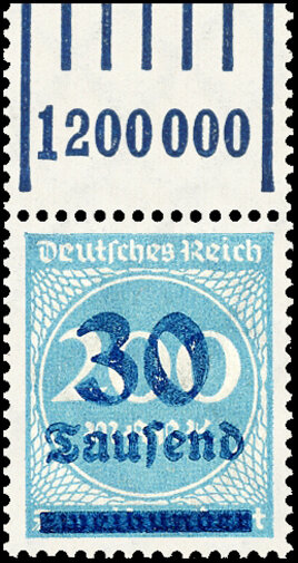 Inflation 1923 Mi.-Nr. 285 W OR -/151 - postfrisch