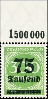 Inflation 1923 Mi.-Nr. 286 P OR - postfrisch