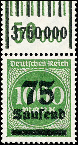Inflation 1923 Mi.-Nr. 288 I  W OR 1111151 Oberrand - postfrisch