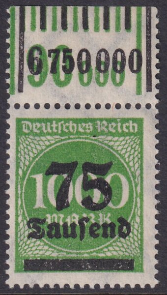 Inflation 1923 Mi.-Nr. 288 I  W OR 292/151 Oberrand - postfrisch