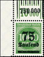 Inflation 1923 Mi.-Nr. 288 I  W OR 292/151 - postfrisch