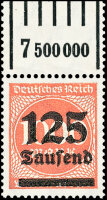 Inflation 1923 Mi.-Nr. 291 b W OR -/151 Oberrand -...