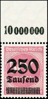 Inflation 1923 Mi.-Nr. 295 P OR Oberrand - postfrisch