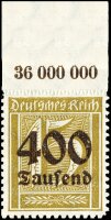Inflation 1923 Mi.-Nr. 297 P OR - postfrisch