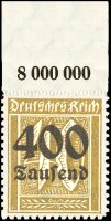 Inflation 1923 Mi.-Nr. 300 P OR Oberrand - postfrisch