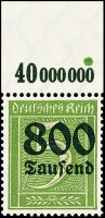 Inflation 1923 Mi.-Nr. 301 P OR Oberrand - postfrisch