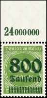 Inflation 1923 Mi.-Nr. 304 P OR Oberrand - postfrisch