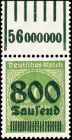 Inflation 1923 Mi.-Nr. 308 a W OR - postfrisch