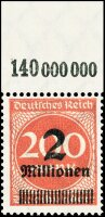 Inflation 1923 Mi.-Nr. 309 A P c OR Oberrand - postfrisch...