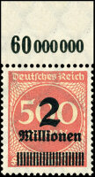 Inflation 1923 Mi.-Nr. 311 P OR Oberrand - postfrisch
