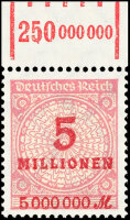 Inflation 1923 Mi.-Nr. 317 W OR 151 Oberrand - postfrisch