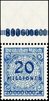Inflation 1923 Mi.-Nr. 319 A OR Pl. B - postfrisch