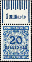 Inflation 1923 Mi.-Nr. 319 Wa OR 060/151 - postfrisch