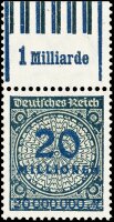 Inflation 1923 Mi.-Nr. 319 Wb OR 060/151 Oberrand -...