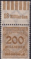Inflation 1923 Mi.-Nr. 323 Wa OR 060/070 Oberrand -...