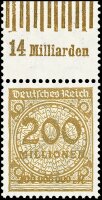 Inflation 1923 Mi.-Nr. 323 Wa OR 060/070 - postfrisch