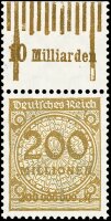 Inflation 1923 Mi.-Nr. 323 Wa OR 141/070 - postfrisch