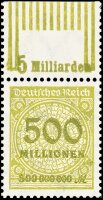 Inflation 1923 Mi.-Nr. 324 A OR P/Wa 292 Oberrand -...