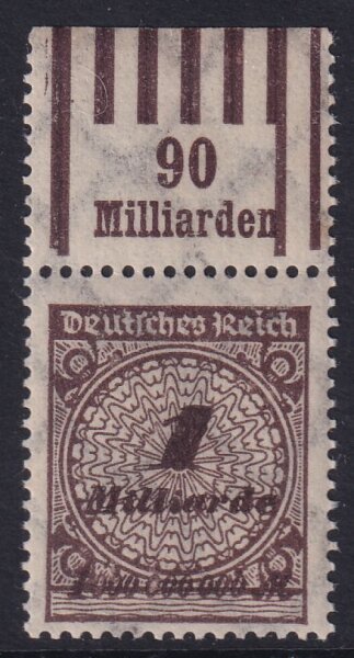 Inflation 1923 Mi.-Nr. 325 Wa OR 141/1´51 Oberrand - postfrisch