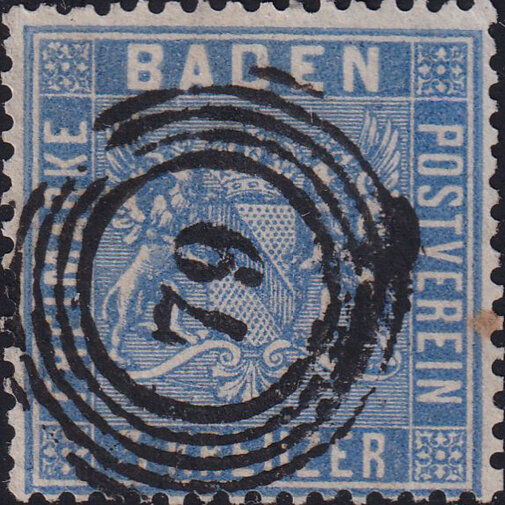 Baden 1860-1862  Mi.-Nr.10 b - gestempelt