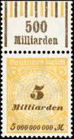Inflation 1923 Mi.-Nr. 327 W OR 060/151 - postfrisch