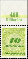 Inflation 1923 Mi.-Nr. 328 A OR Pl. B Oberrand - postfrisch