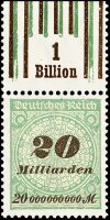 Inflation 1923 Mi.-Nr. 329 W OR 141/232 Oberrand -...