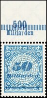 Inflation 1923 Mi.-Nr. 330 A OR Pl. B Oberrand - postfrisch