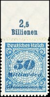 Inflation 1923 Mi.-Nr. 330 B OR Pl. A Oberrand - postfrisch