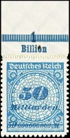 Inflation 1923 Mi.-Nr. 330 B OR Pl. B Oberrand - postfrisch