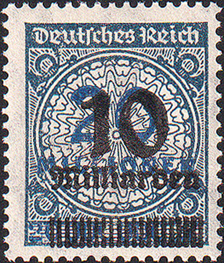 Deutsches Reich 1923 Mi.-Nr. 335 A Wb - postfrisch