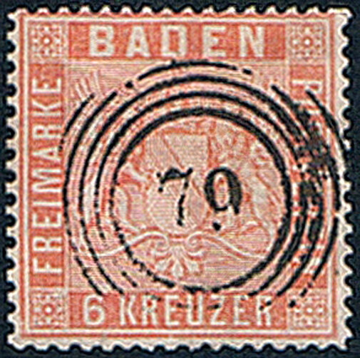 Baden 1860-1862 Mi.-Nr. 11 a - gestempelt