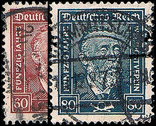 Deutsches Reich 1924 Mi.-Nr. 362-363 - gestempelt