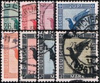 Deutsches Reich 1926 Mi.-Nr. 378-384 - gestempelt
