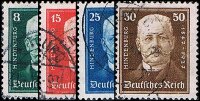 Deutsches Reich 1927 Mi.-Nr. 403-406 - gestempelt