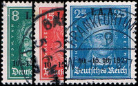 Deutsches Reich 1927 Mi.-Nr. 407-09 - gestempelt