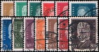 Deutsches Reich 1928 Mi.-Nr. 410-422 - gestempelt