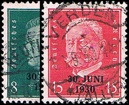 Deutsches Reich 1930 Mi.-Nr. 444-445 - gestempelt