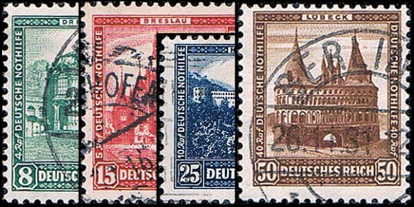 Deutsches Reich 1931 Mi.-Nr. 459-462 - gestempelt