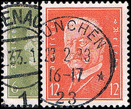 Deutsches Reich 1932 Mi.-Nr. 465-466 - gestempelt