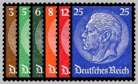 Deutsches Reich 1934 Mi.-Nr. 548-553 - postfrisch