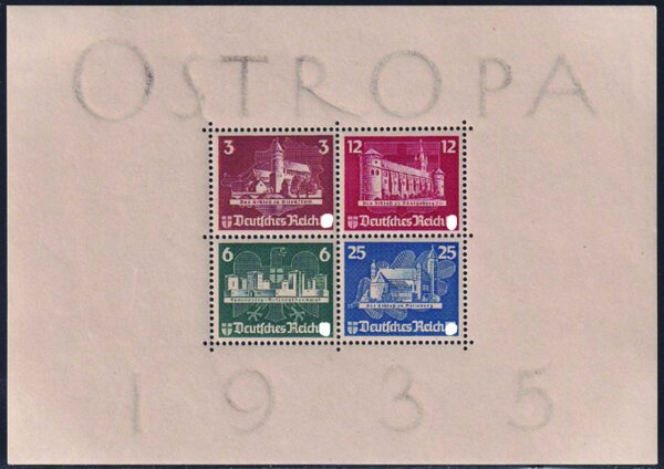 Deutsches Reich 1935 Block 3 - ohne Gummi