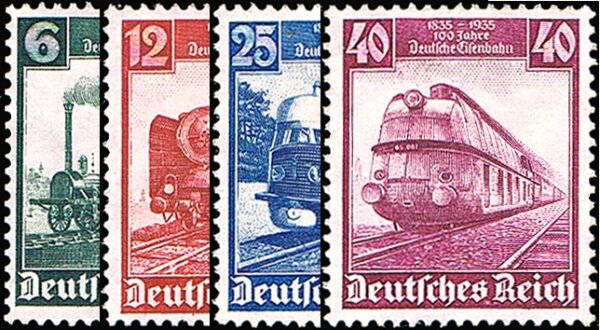 Deutsches Reich 1935 Mi.-Nr. 580-583 - postfrisch