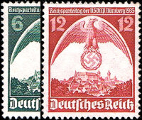 Deutsches Reich 1935 Mi.-Nr. 586 587 - postfrisch