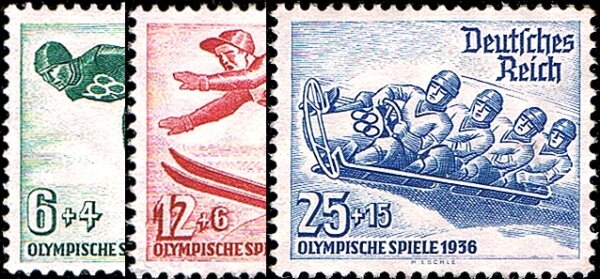 Deutsches Reich 1935 Mi.-Nr. 600-602 - postfrisch