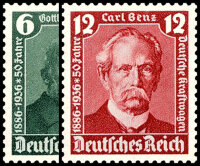 Deutsches Reich 1936 Mi.-Nr. 604-605 - postfrisch