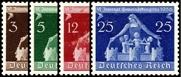 Deutsches Reich 1936 Mi.-Nr. 617-620 - postfrisch