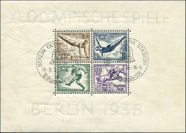 Deutsches Reich 1936 Block. 5 - gestempelt
